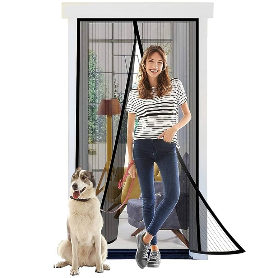 Cortina Mosquitera Magnética de Cierre Automático